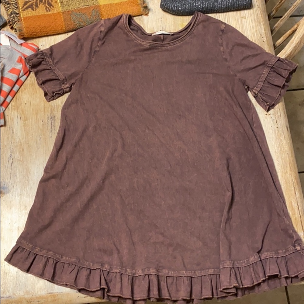 purple shirt